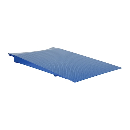 Vestil Steel Approach Ramp 48 In. x 60 In. 4,000 lb Blue For Use With Model SWA-50 and SWA-50-Scale SWA-50-R-4860-SCL